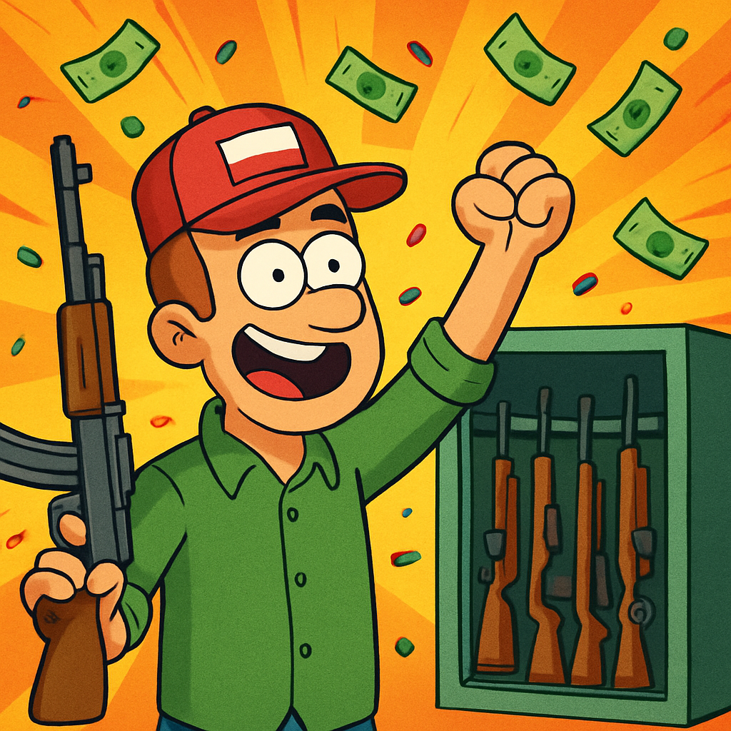 The number of legally owned firearms in Poland has passed the 1 million mark for the first time, according to the latest figures presented by Polish police