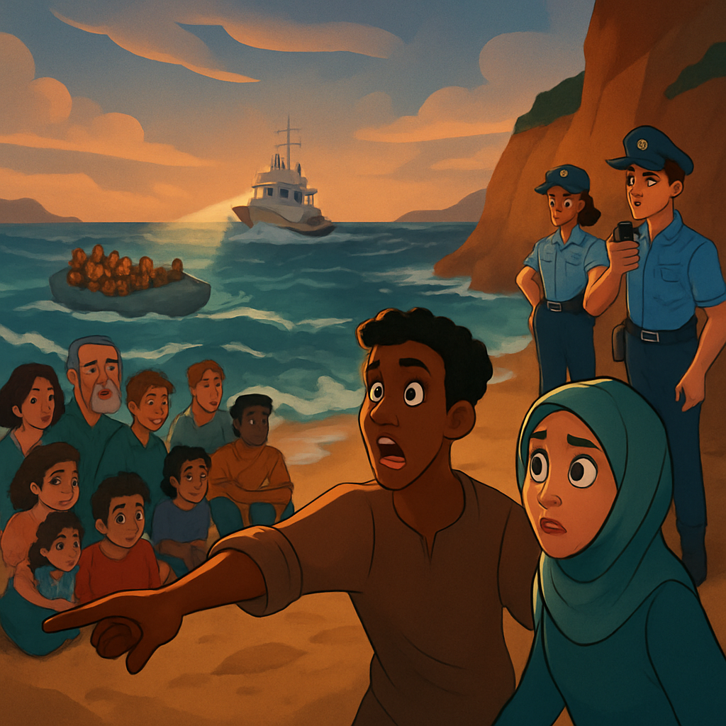 Twenty-six migrants reached shore and alerted authorities to others at sea