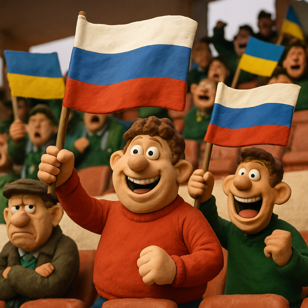 Российские флаги, которые болельщики развернули во время матча между «Омонией» и «Динамо» (Киев) в Никосии, вызвали осуждение в украинских СМИ и восторженные отзывы в российских