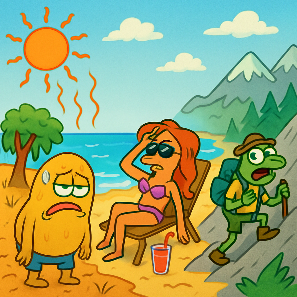 Сегодня на Кипре до +36C внутри страны, +32C на побережье и +28C в горах