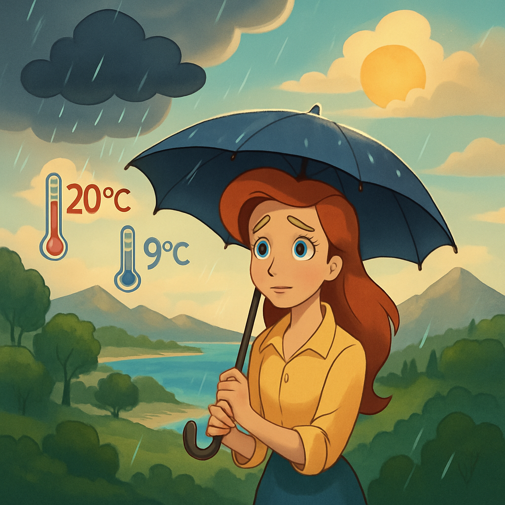 Today in Cyprus, rain is expected in some areas