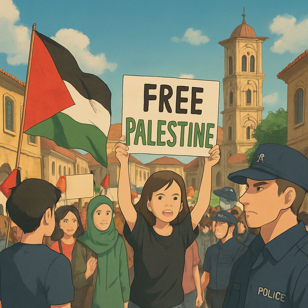 Сегодня в Никосии, Ларнаке и Пафосе пройдут акции в поддержку палестинцев