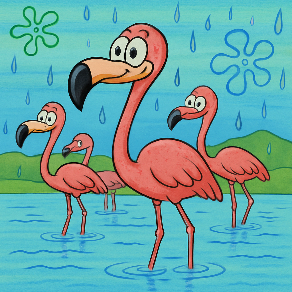 Первые фламинго прибыли на соленое озеро Ларнаки после недавних дождей