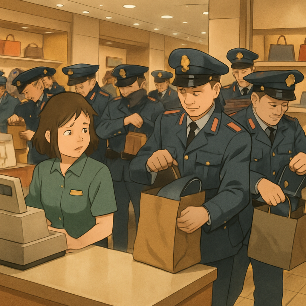 Un cajero y 21 oficiales supuestamente robaron artículos de lujo de una tienda de lujo Coin en el centro de Roma a través de cajas registradoras manipuladas, dijeron las autoridades