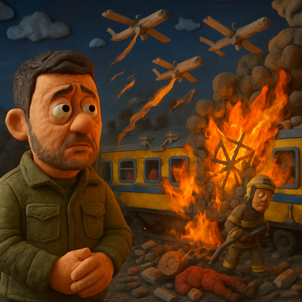 Russia launched a barrage of overnight drones at Ukraine, killing at least 12 people across the country