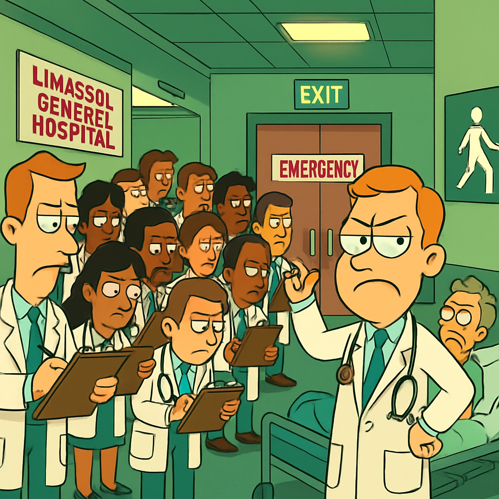 Sixteen doctors from Limassol General Hospital have filed official complaints against their colleague, claiming that he refuses to respond to emergency calls and discharges patients without examination