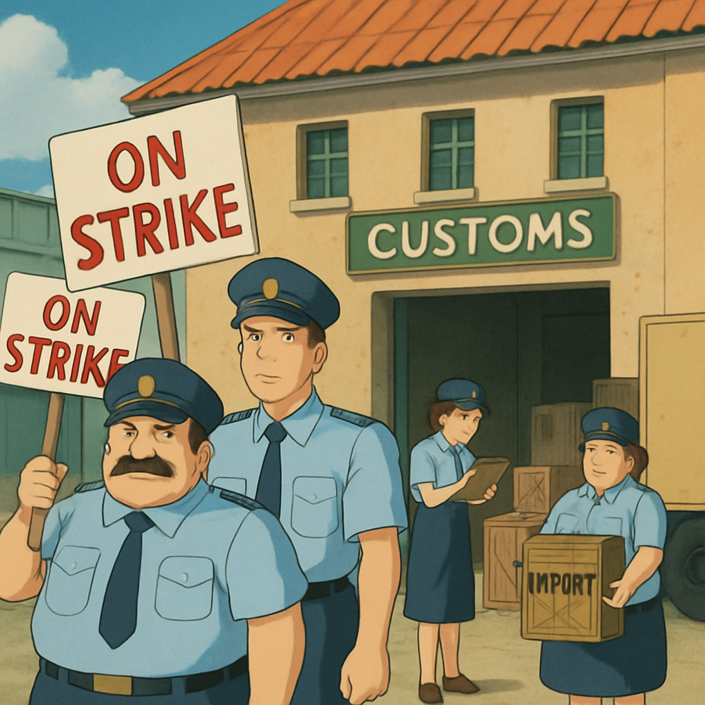 Забастовка сотрудников таможни Кипра, которая изначально была бессрочной, завершилась