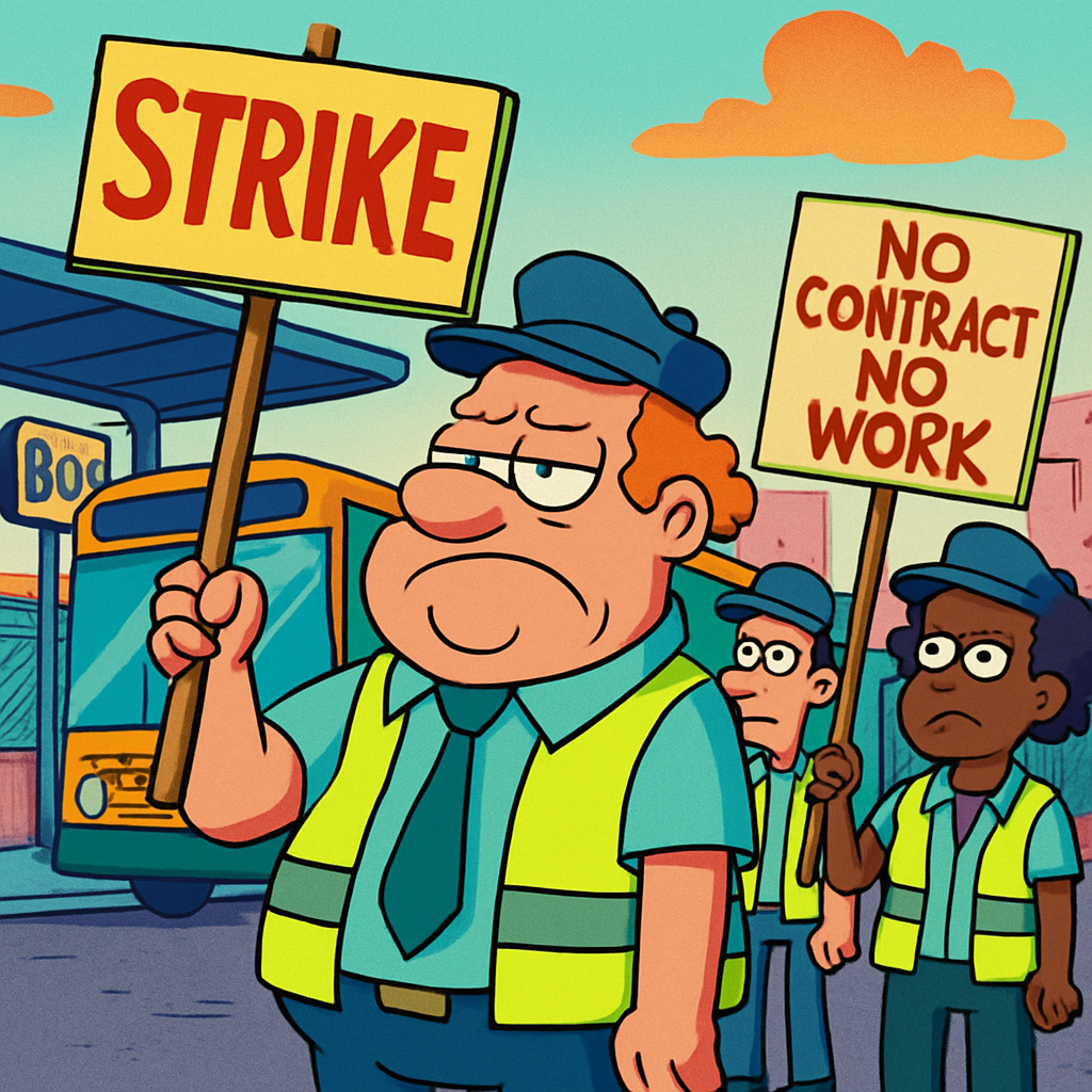 После 48-часовой забастовки, начавшейся в среду, работники общественного транспорта Ларнаки продолжат бастовать уже бессрочно