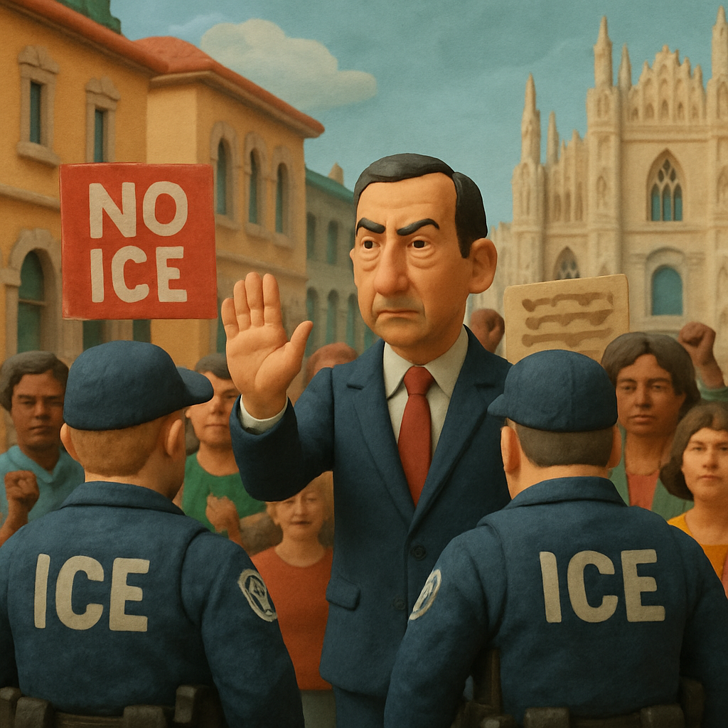 Citing images of ICE agents that have dominated coverage of unrest in Minneapolis, Milan Mayor Giuseppe Sala said that ICE would not be welcome in his city