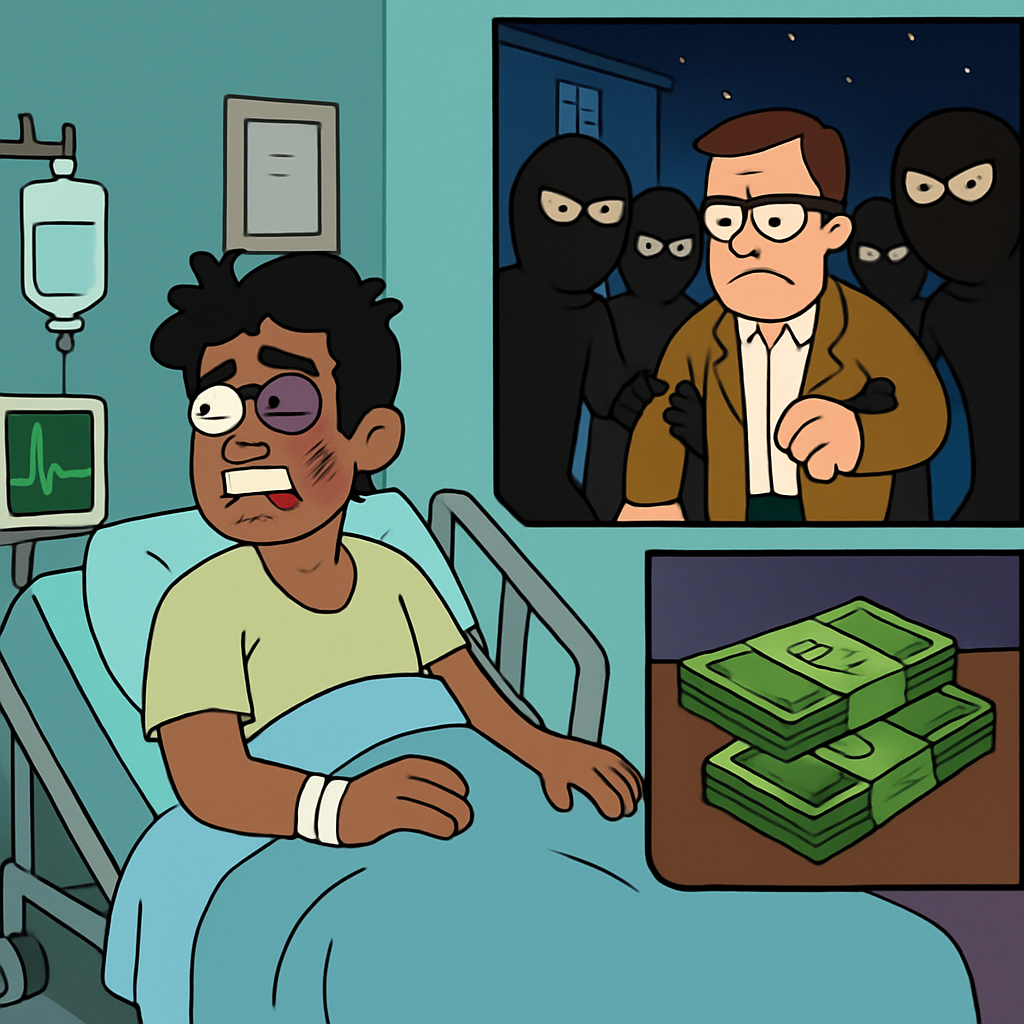 In Limassol, a man was hospitalized after a brutal attack