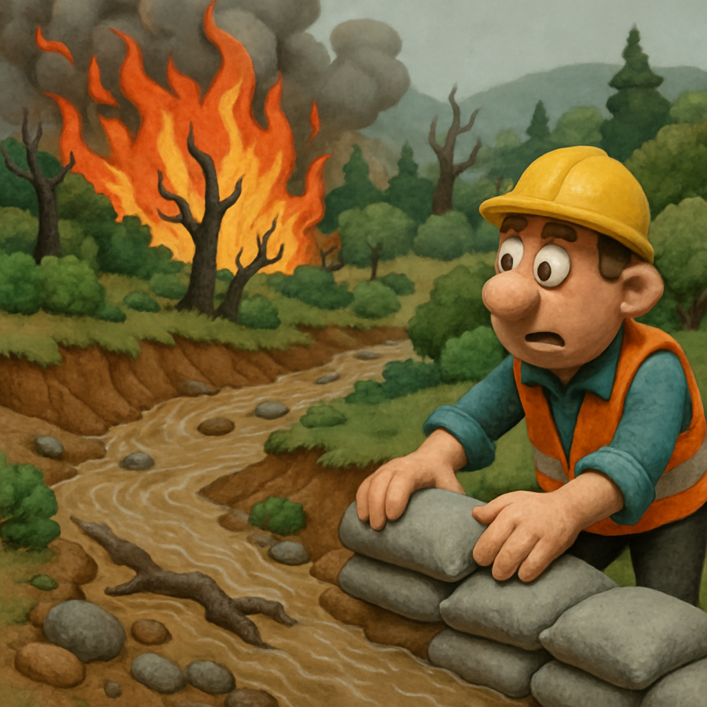 Пожары в районах Лимассола и Пафоса затронули важнейшие водотоки