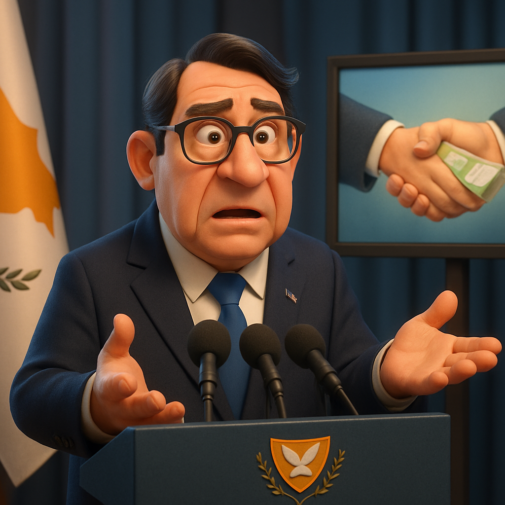 The President of Cyprus, in his initial statements regarding the scandalous video on corruption, urged everyone with evidence of bribery to contact the state authorities