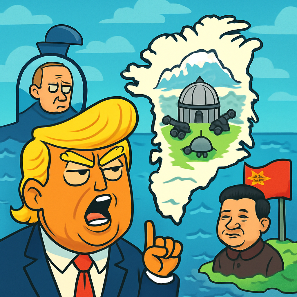 Trump, who often cites national security interests as the reason for taking Greenland, said that if the US does not do something, 'Russia or China will take over Greenland'