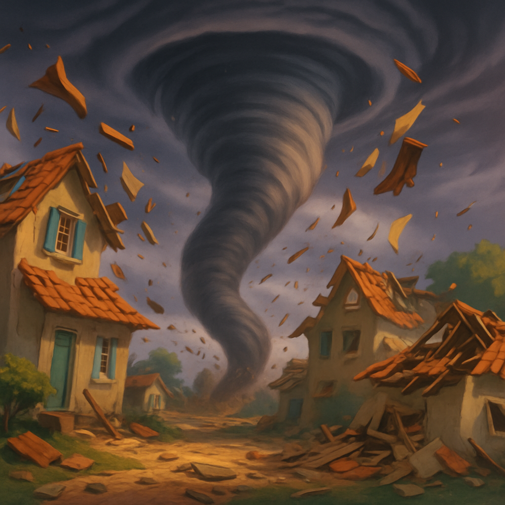 Торнадо, обрушившийся во вторник на Авгору в районе Фамагусты, повредил в общей сложности 26 домов