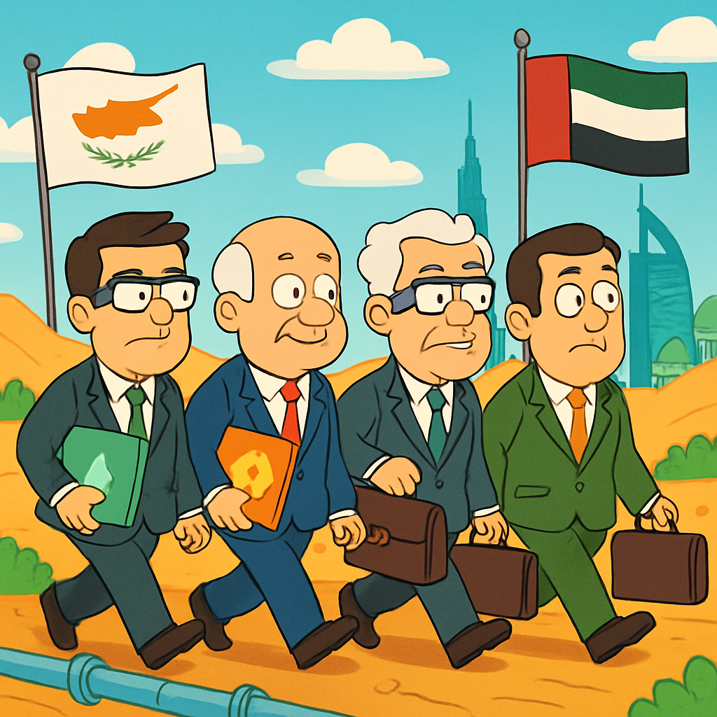 Four ministers from Cyprus are heading to the UAE to conclude agreements in the field of water supply and energy
