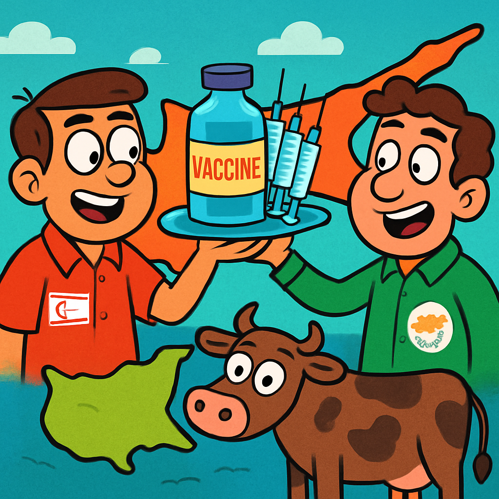 Chipre del Norte suministrará a la República de Chipre 20 mil dosis de vacuna contra la fiebre aftosa