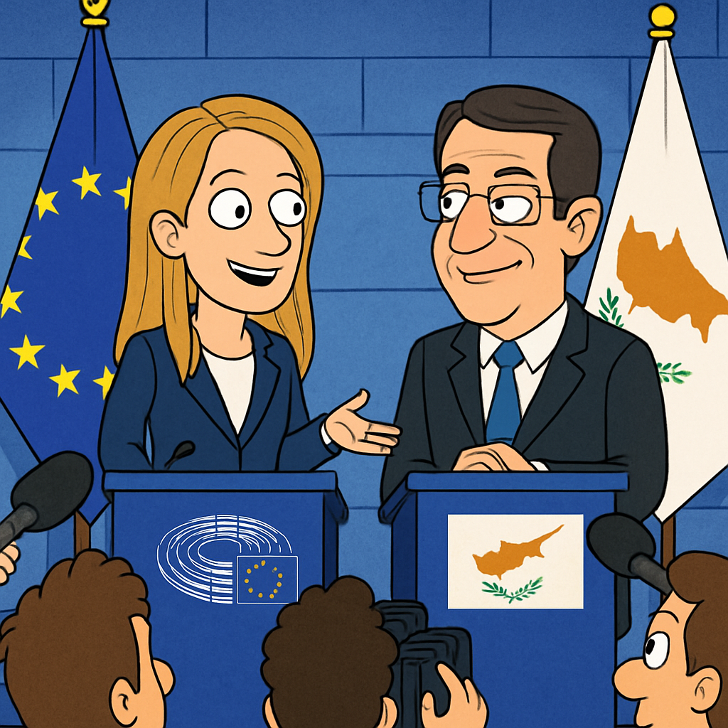 Speaking with the President of Cyprus at a press conference in Strasbourg, the President of the European Parliament Roberta Metsola said that Europe is "in good hands" as Cyprus has assumed the Presidency of the EU Council