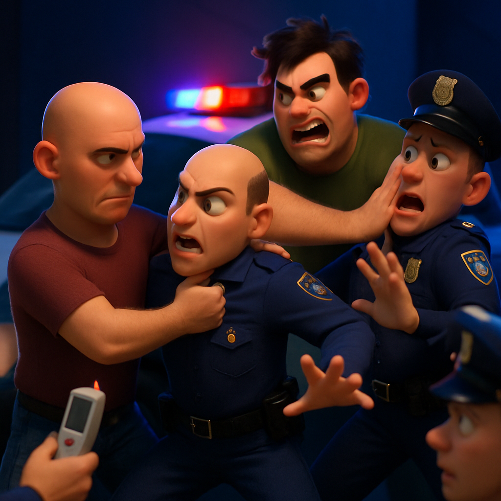 В Никосии водитель отказался пройти тест на алкоголь и вместе с пассажиром напал на полицейских, в результате чего пассажир получил ранения, был доставлен в больницу, где ему сделали операцию