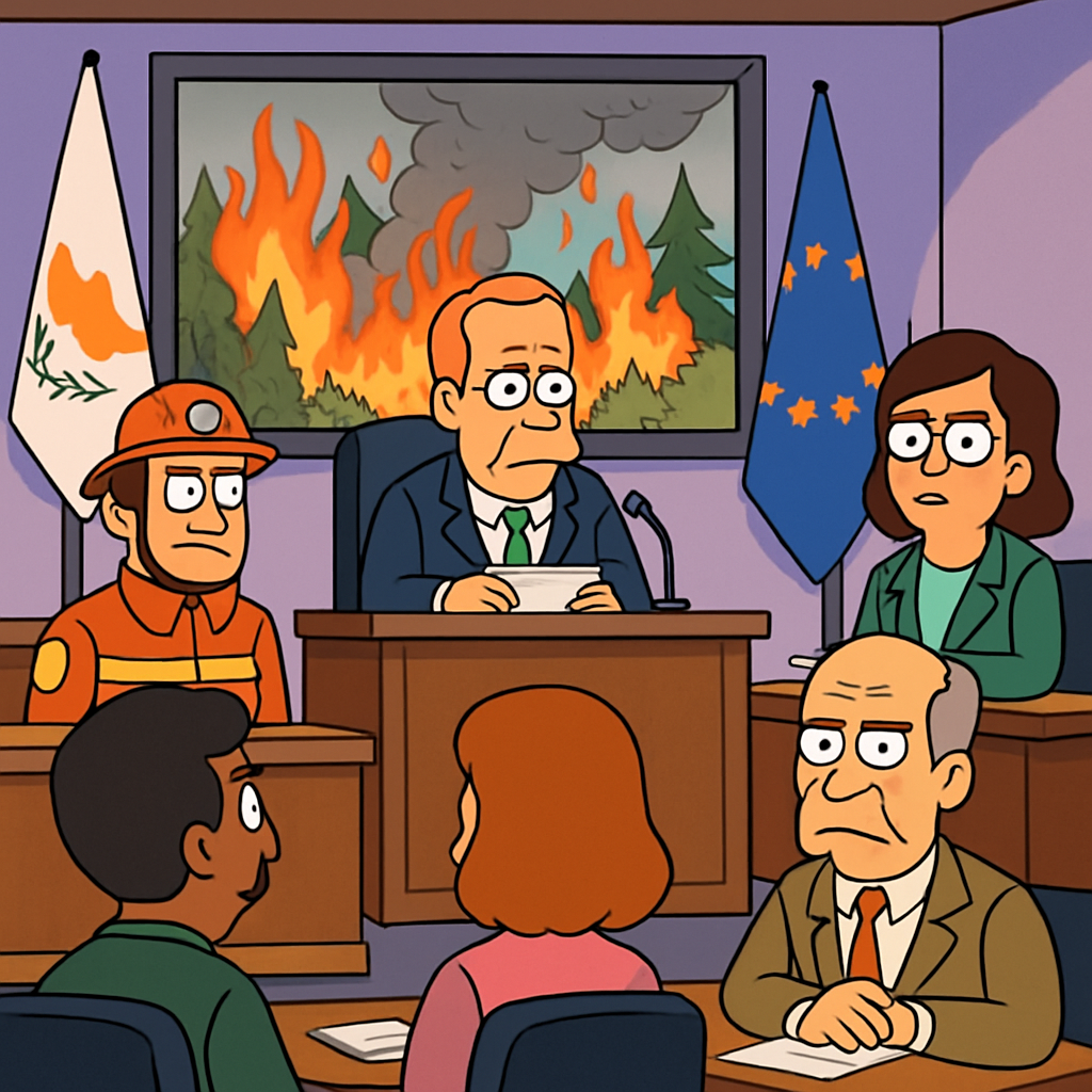 В парламенте Кипра прошло второе заседание, посвященное лесным пожарам, координации и готовности соответствующих органов власти