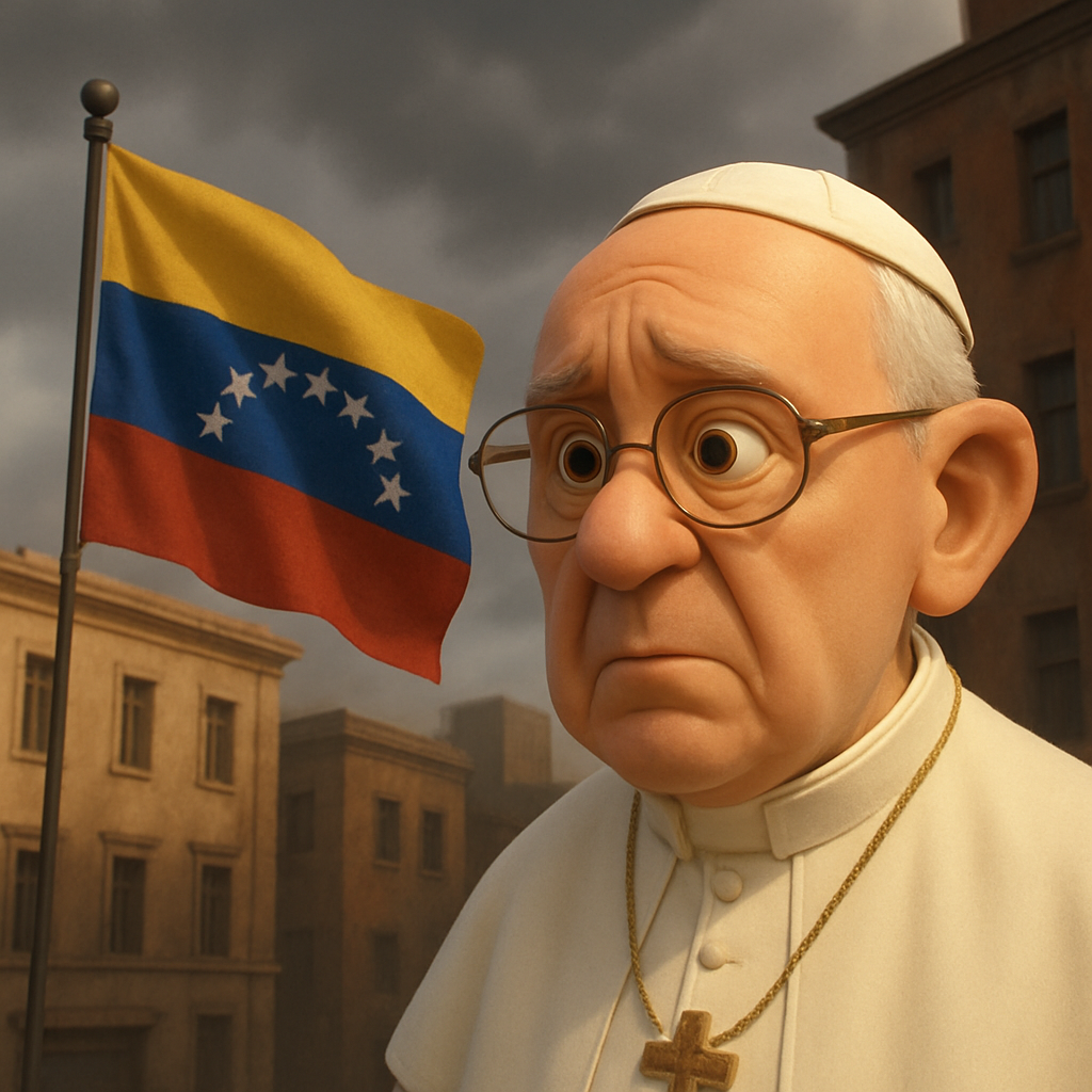 The pontiff had said he was following the developments in Venezuela with "deep concern," and urged the protection of human and civil rights in the country