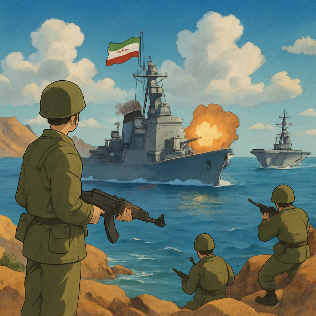 Iran has temporarily closed the Strait of Hormuz for live-fire drills on Tuesday as tensions with the US escalate, even as new nuclear talks in Geneva seek to avert open conflict