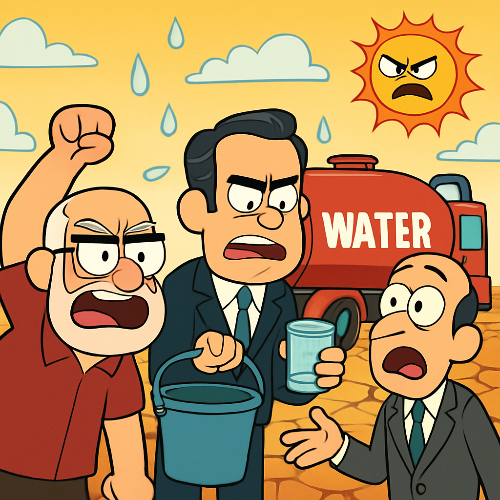 The AKEL party criticizes the Christodoulides administration and the previous Anastasiades government due to the water shortage in Cyprus and warns of "nightmare scenarios" for the upcoming summer