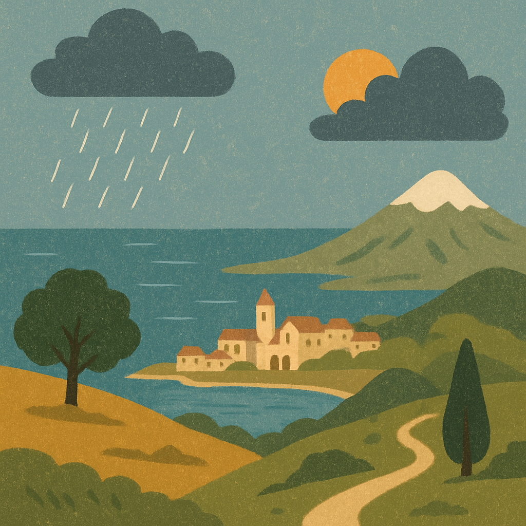 On Thursday, isolated showers are expected in Cyprus