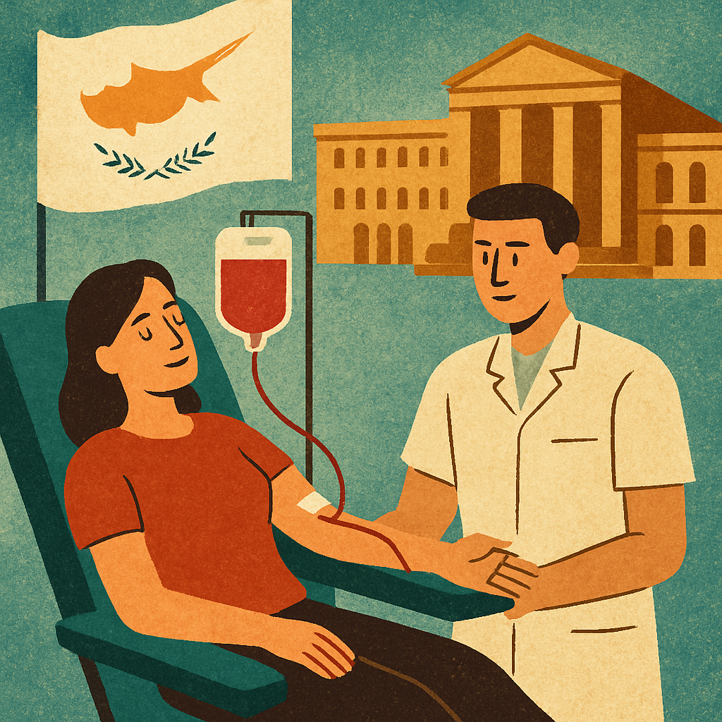 Ожидается, что парламент Кипра в ближайшее время обсудит вопрос о предоставлении льгот донорам крови с целью увеличения запасов крови, которые в последние годы остаются на критически низком уровне