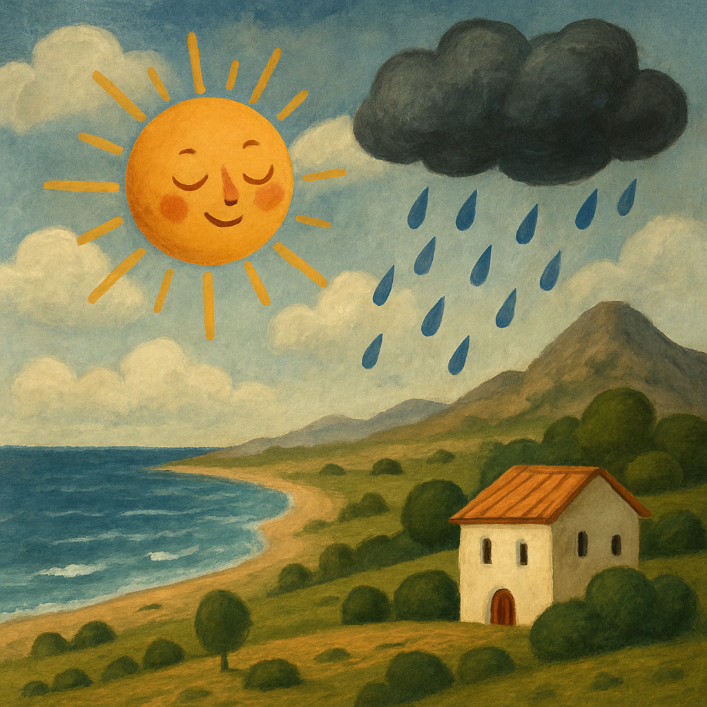 Сегодня на Кипре будет частично облачно, возможны отдельные дожди