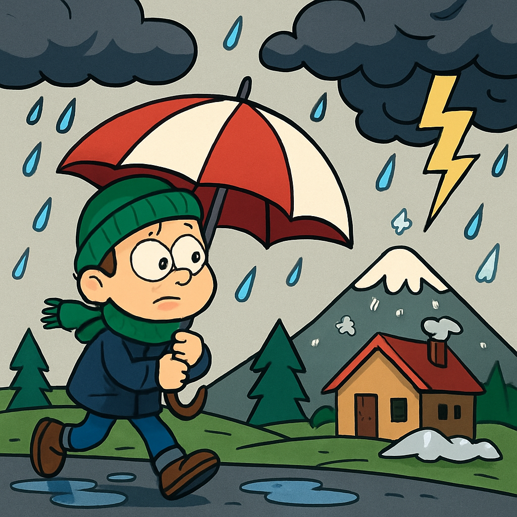 Погода принесет в этот рождественский период на Кипр локальные дожди, отдельные грозы и возможный снег на вершинах Троодоса