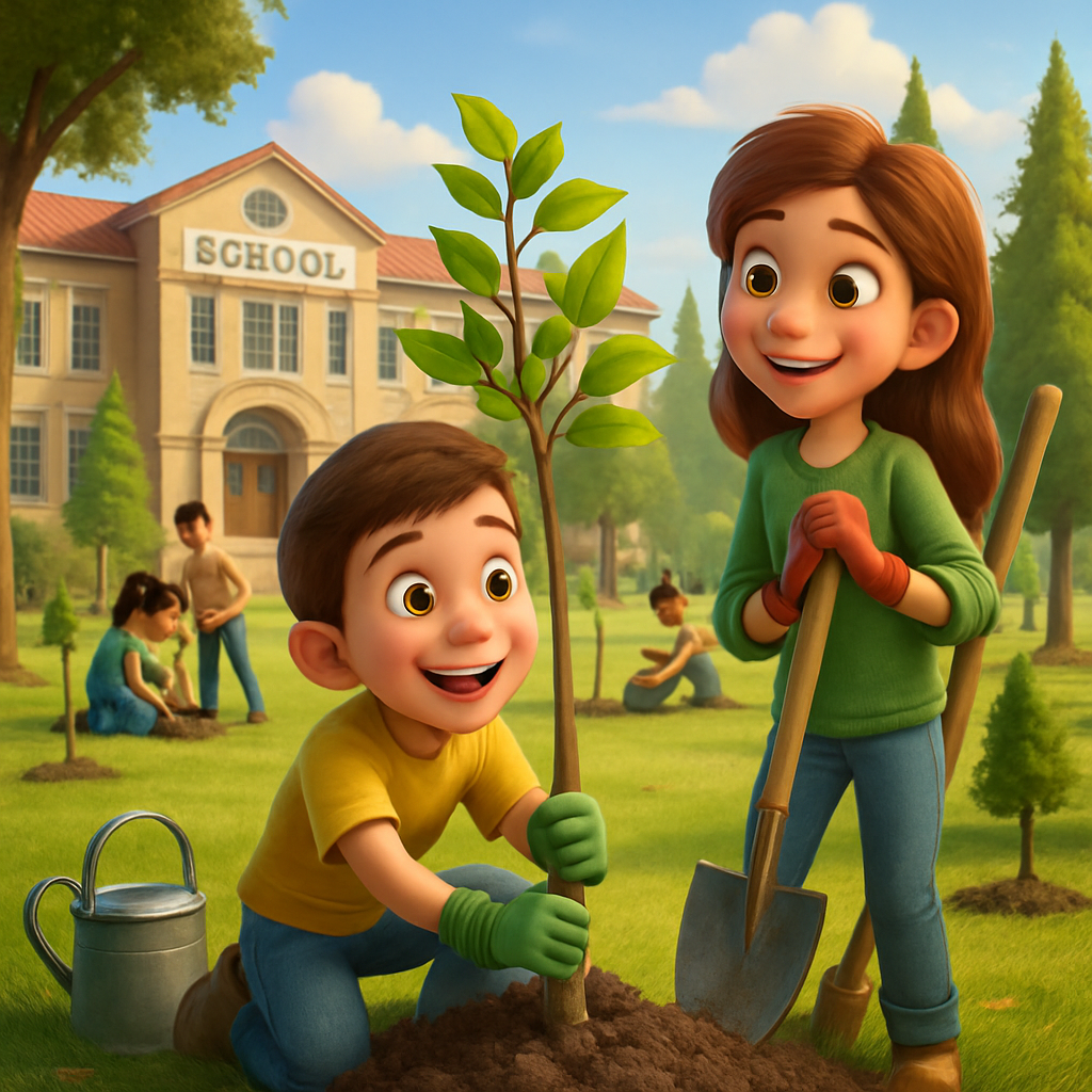 Программа «Озеленение моей школы - озеленение моего района» охватила 44 школы и 11140 посаженных деревьев на Кипре в прошлом учебном году