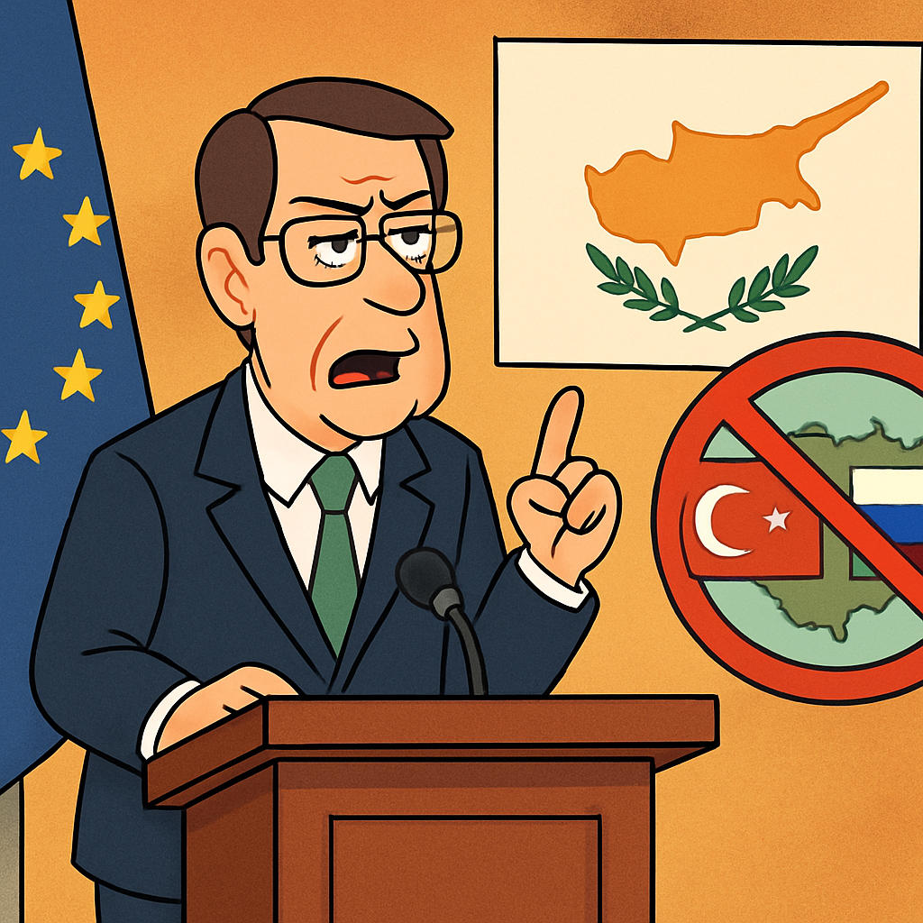 Президент Кипра заявил, что Евросоюз должен противостоять странам, которые пытаются помочь России обойти санкции