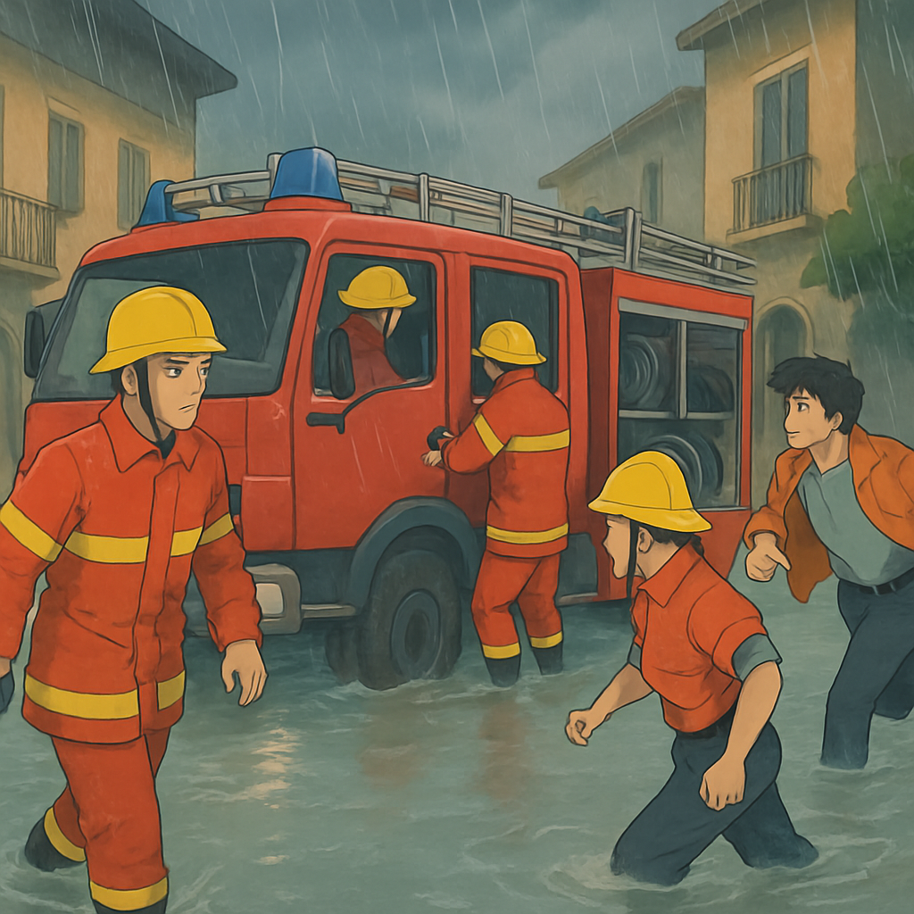 Чтобы справиться с наплывом вызовов о помощи из-за сильного дождя, пожарные Пафоса сегодня были вынуждены вызвать персонал, находившийся вне службы