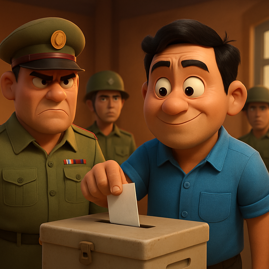 The voting for Parliament is almost sure to favor the ruling military junta, which is stage-managing the polls