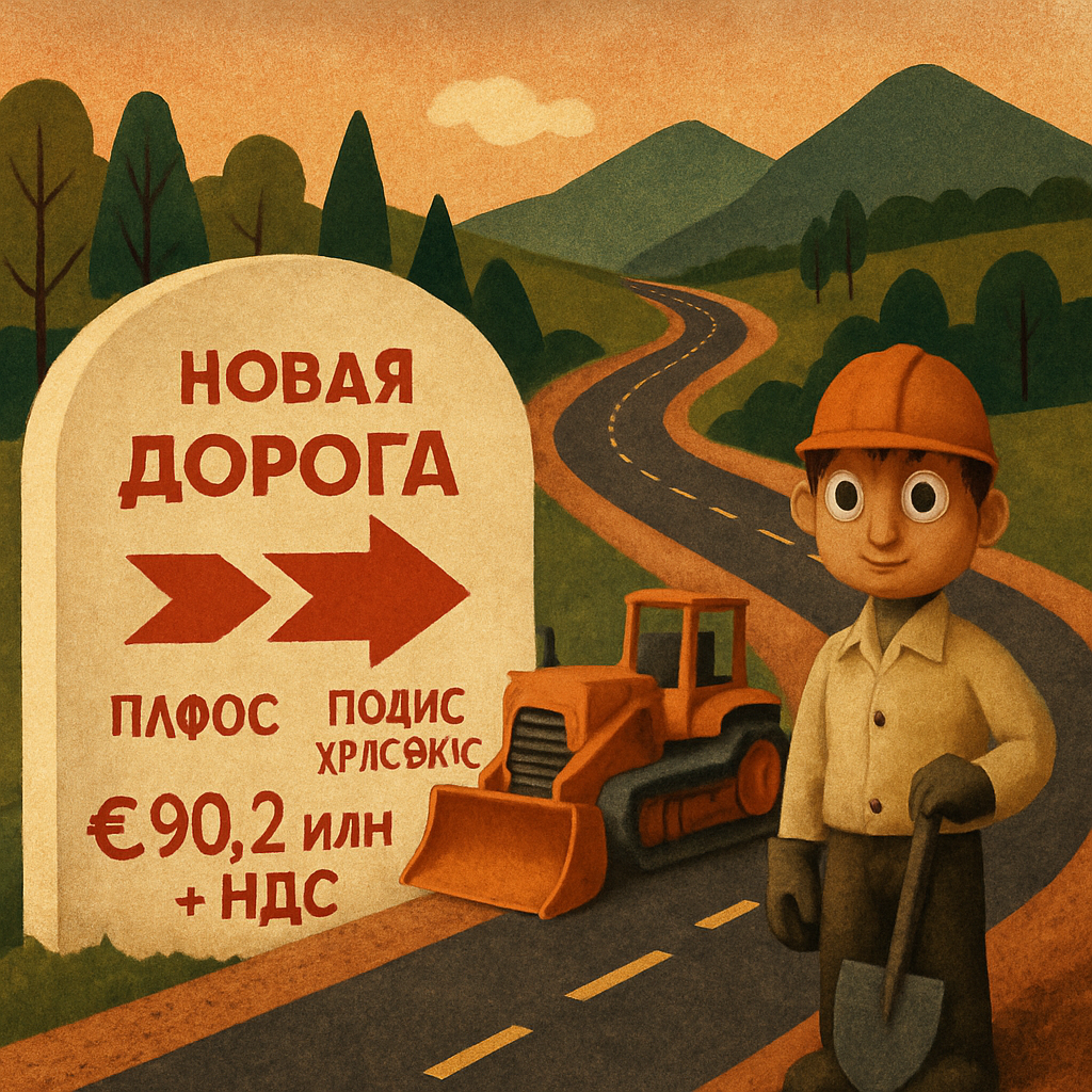 Новая дорога, которая свяжет Пафос и Полис Хрисохус, обойдется в 90,2 млн