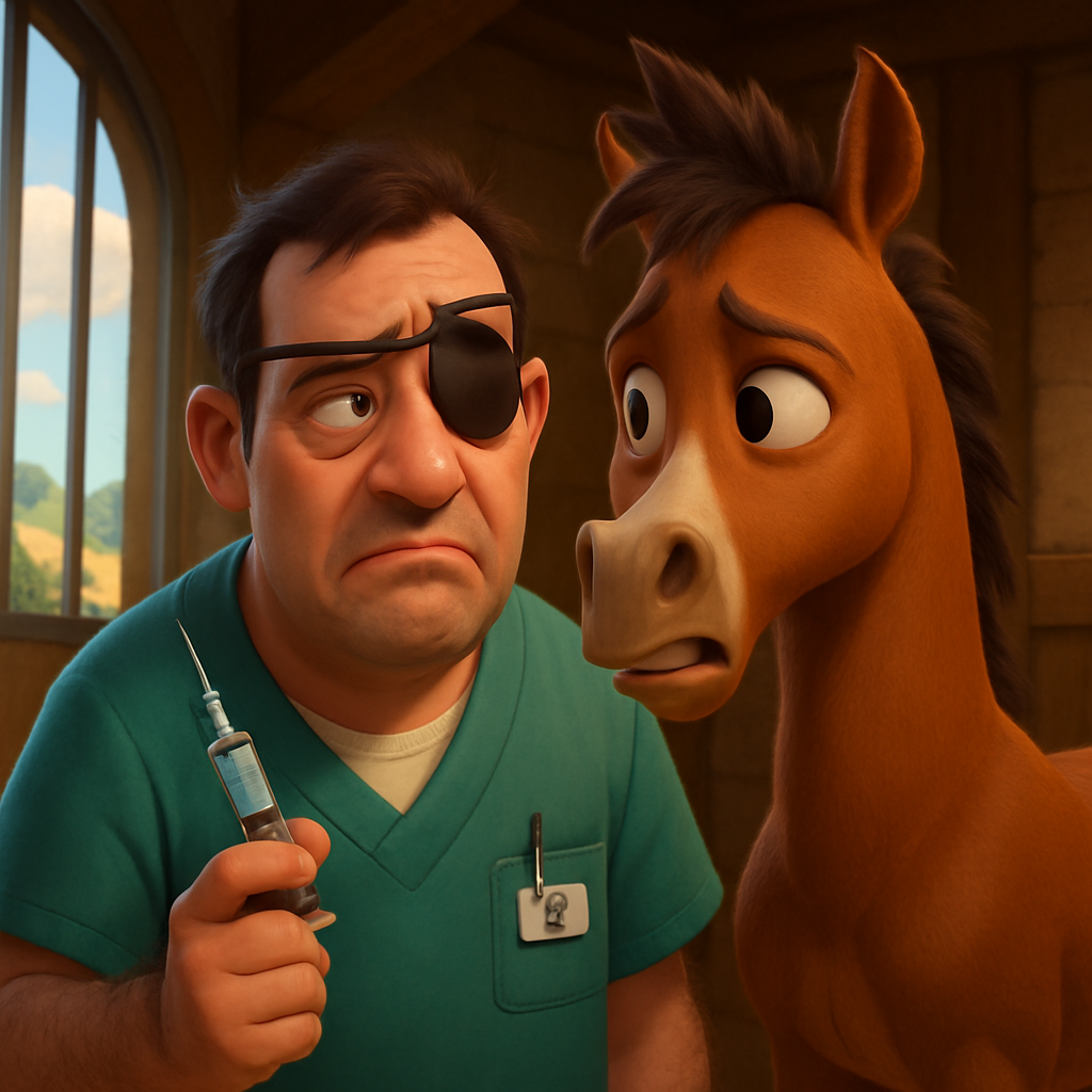 In Cyprus, a veterinary assistant who went blind in one eye after being kicked by a foal during a microchip installation procedure won €100,000 in compensation