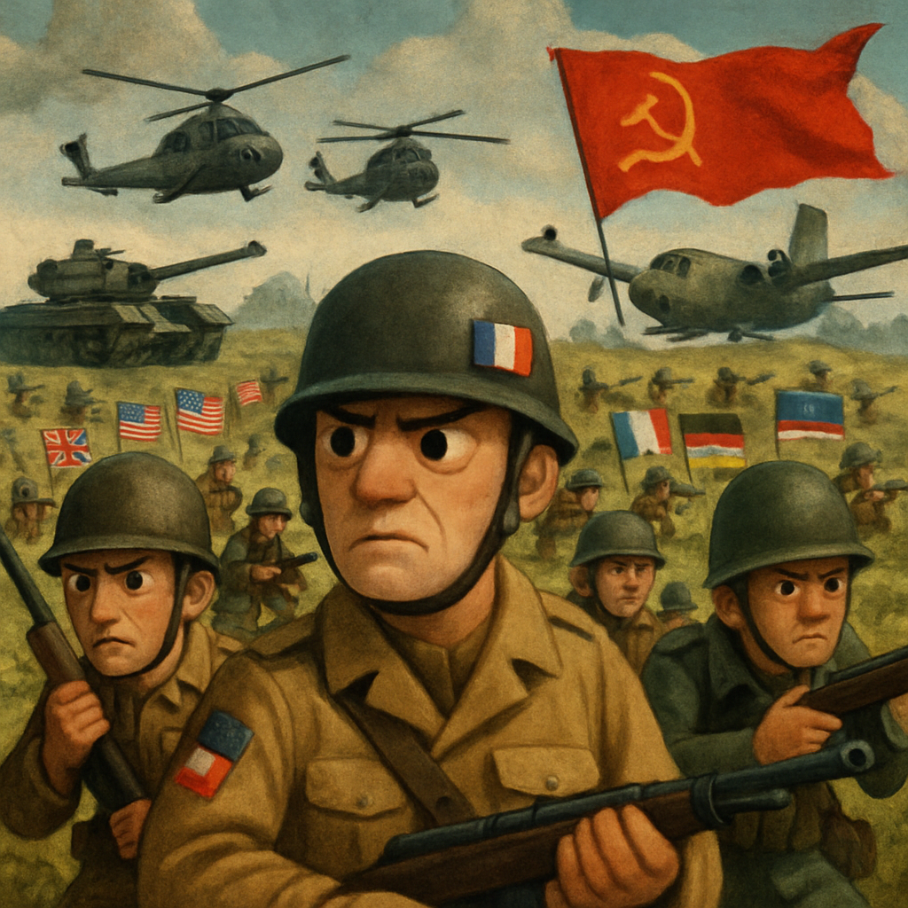 France and 24 allied countries are conducting large-scale military drills to prepare for high-intensity conflict, amid escalated threats from Russia