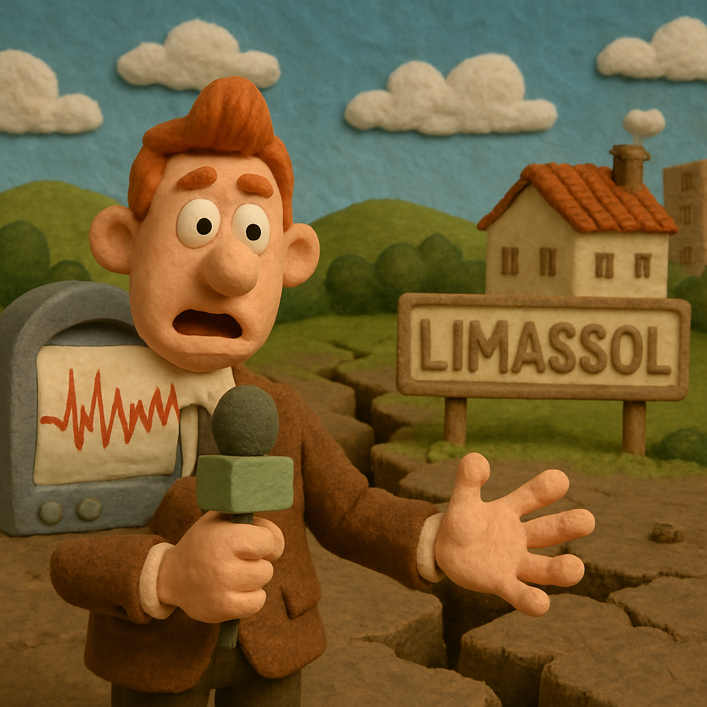 During the day, underground tremors were recorded in Limassol