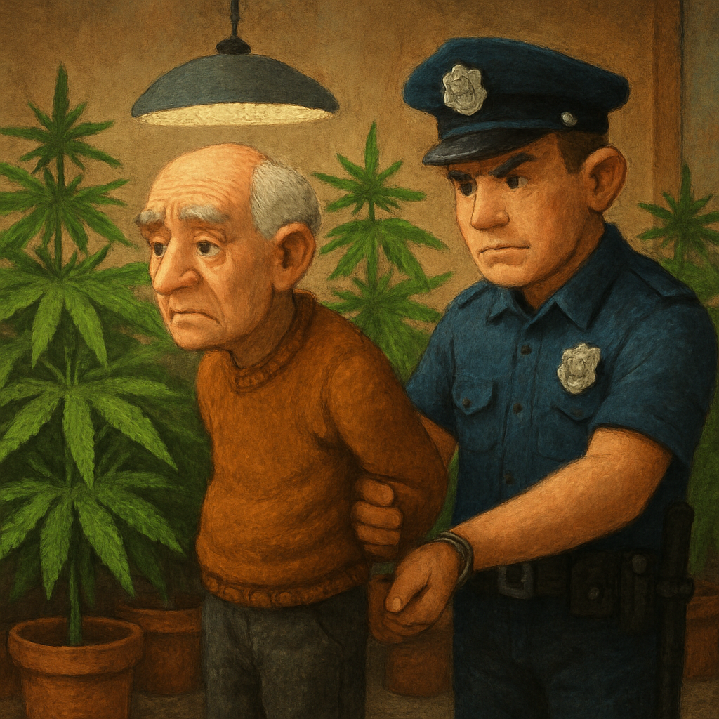 В Ларнаке арестовали 81-летнего мужчину, который выращивал марихуану