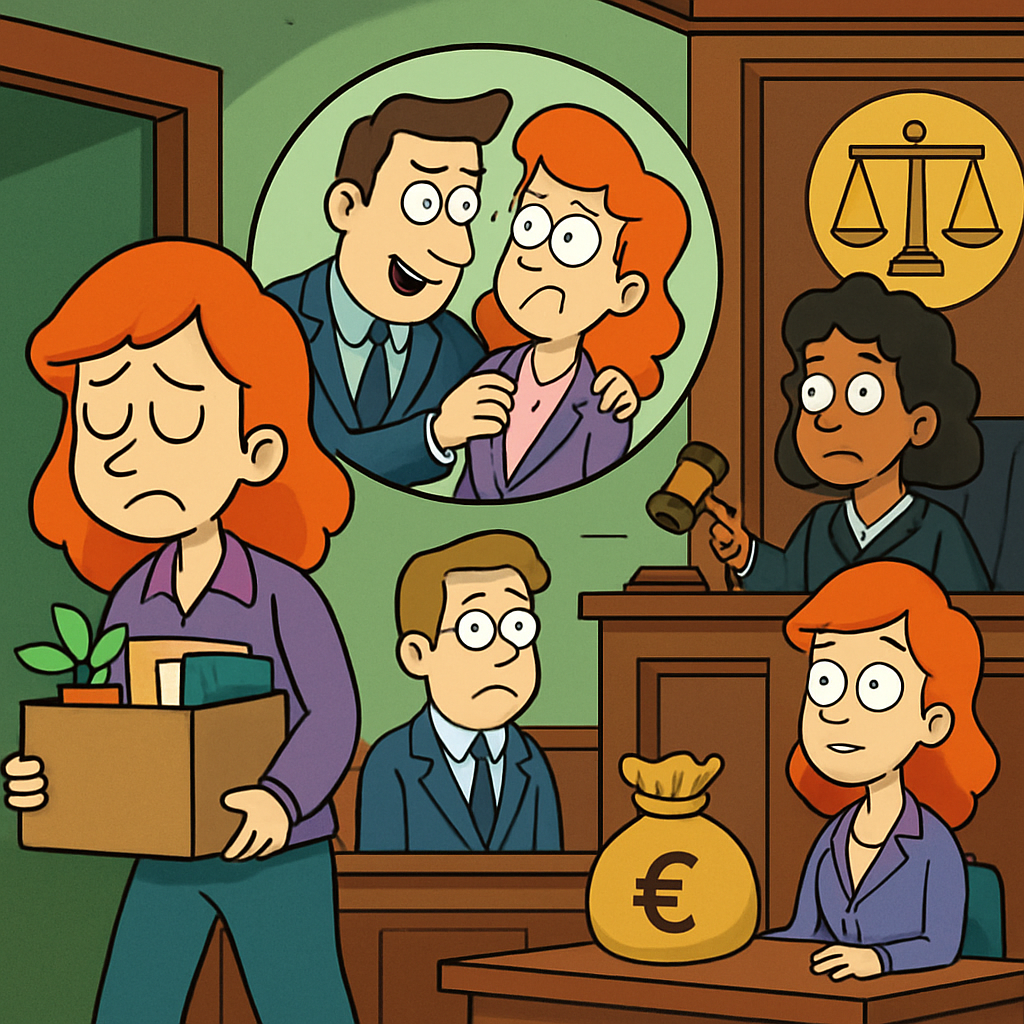 Верховный суд присудил 37700 евро женщине, уволенной после того, как она подала жалобу о сексуальных домогательствах в отношении одного из руководителей