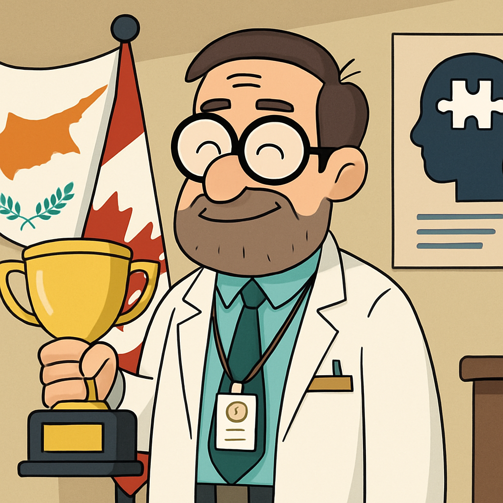 Кипрский ученый Стелиос Георгиадис получил награду в Канаде за вклад в области исследований аутизма