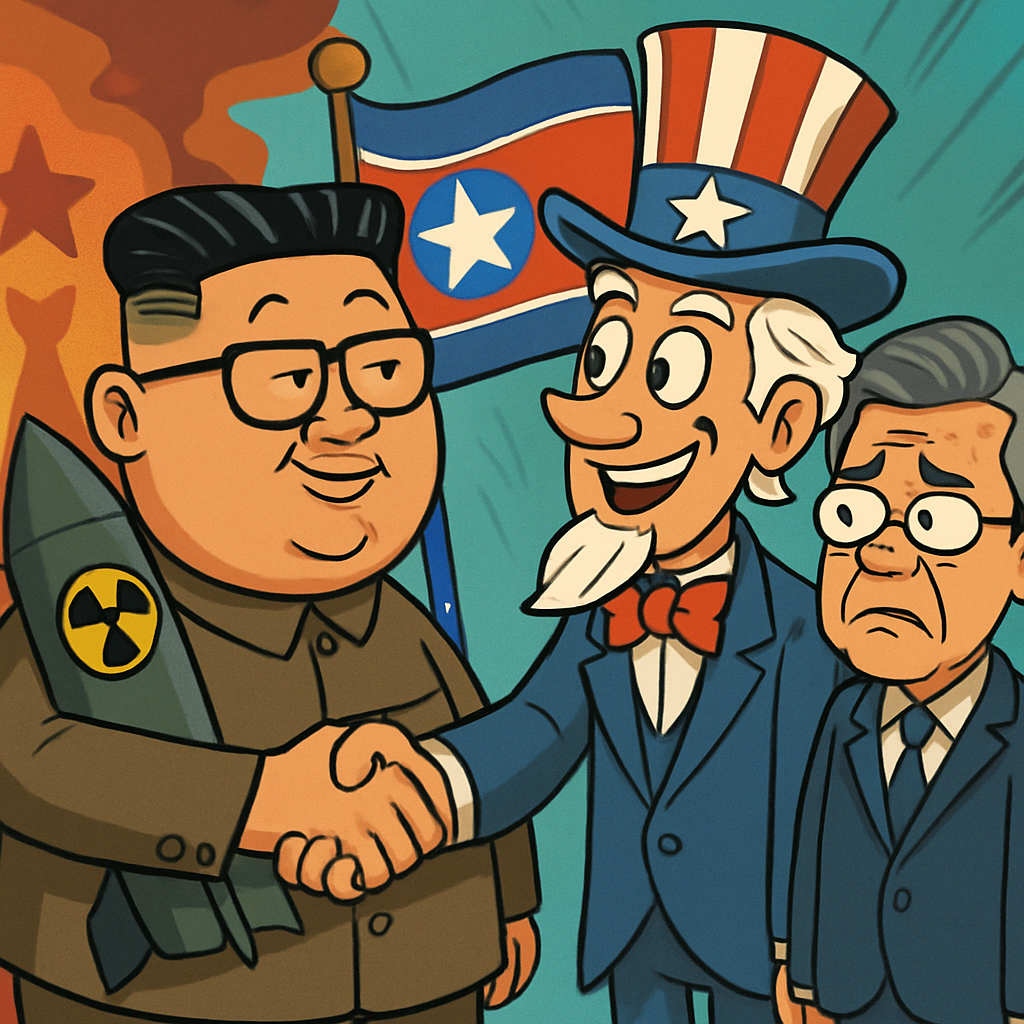 Kim Jong-un dijo que Corea del Norte podría "llevarse bien" con los Estados Unidos si Washington reconoce su estado nuclear, pero desvaneció las esperanzas de un deshielo diplomático con Seúl