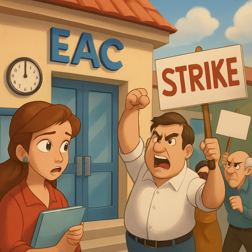 Los centros de atención al cliente y las oficinas de EAC en toda Chipre estarán cerrados de 7:45 a 10:00 el viernes 27 de febrero, debido a una huelga