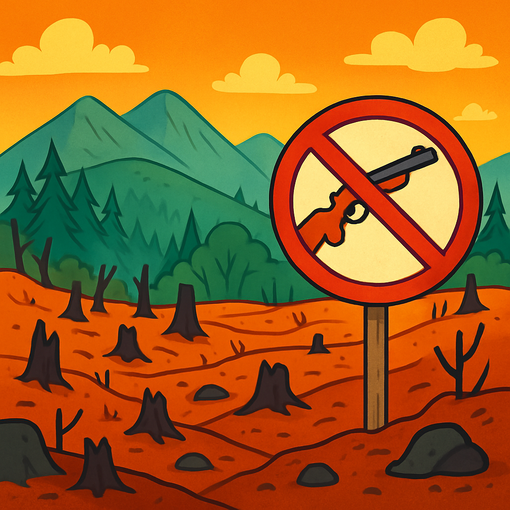 Почти все территории, пострадавшие от пожара в горном районе Лимассола, будут объявлены зоной, запрещенной для охоты