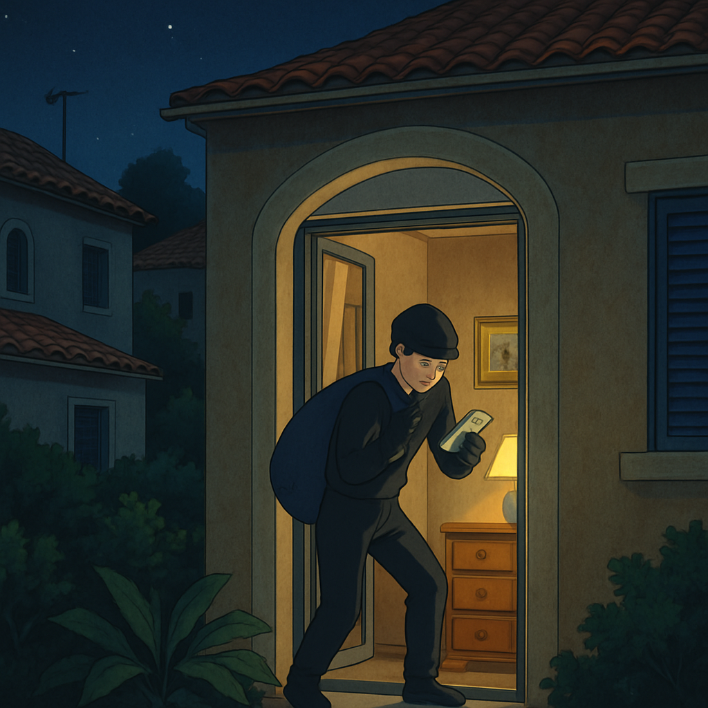 In the Famagusta area, a residential burglary with the theft of 100,000 euros is being investigated