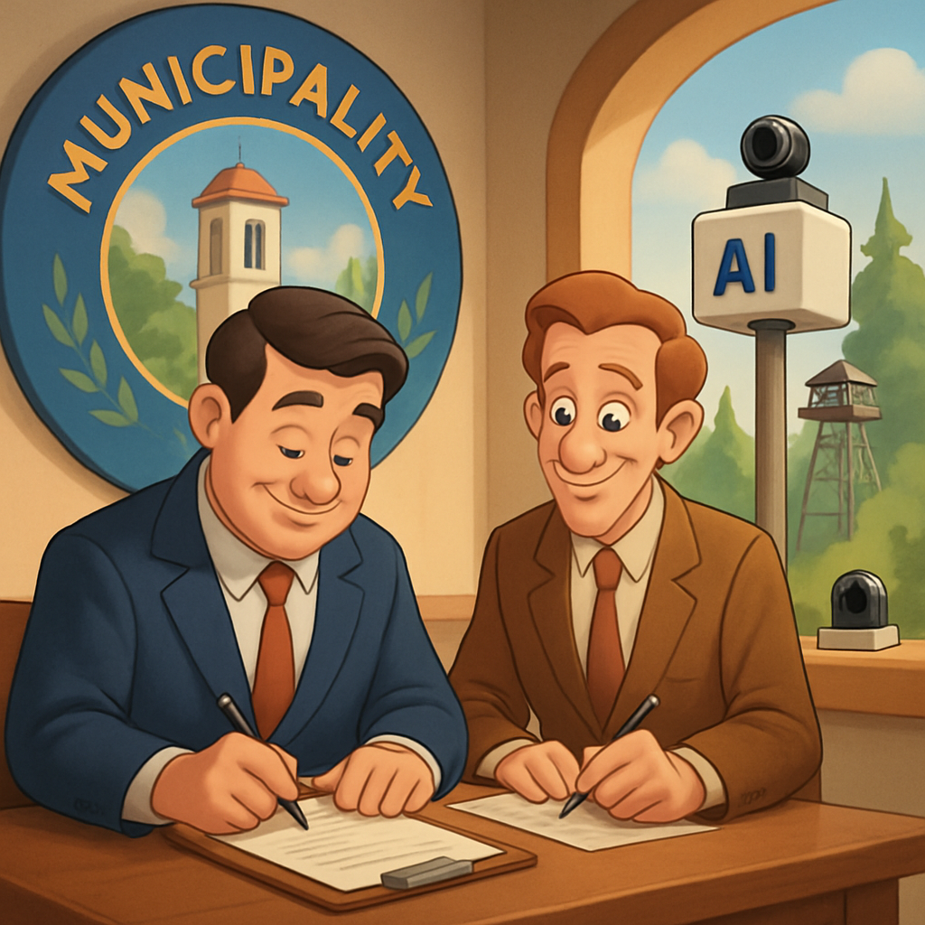 Муниципалитет Паралимни - Дериния подписал соглашение об установке системы Firwatch AI в 15 точках, усиливая противопожарную защиту с помощью ИИ